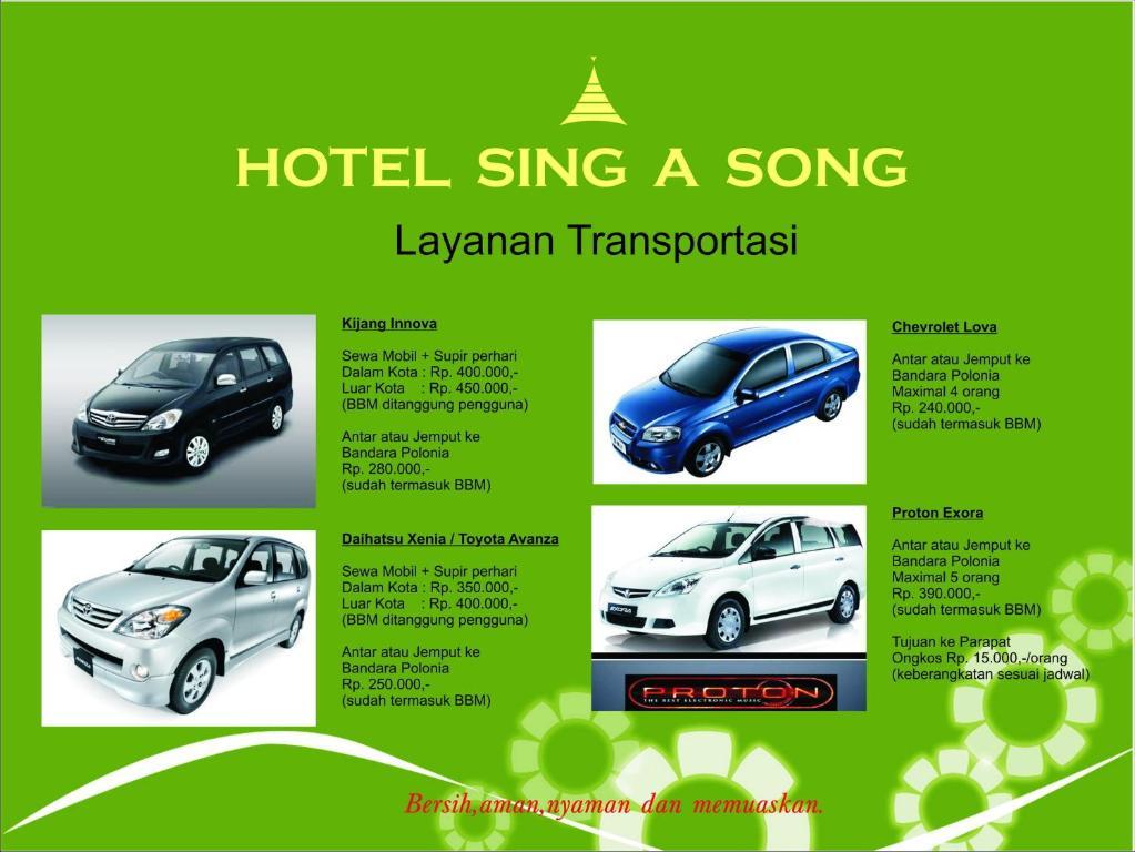 Hotel Sing A Song Pematang Siantar Exterior foto